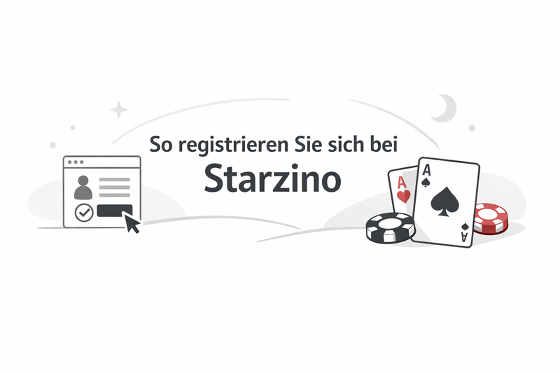 Registrierungsformular auf der offiziellen Website von Starzino